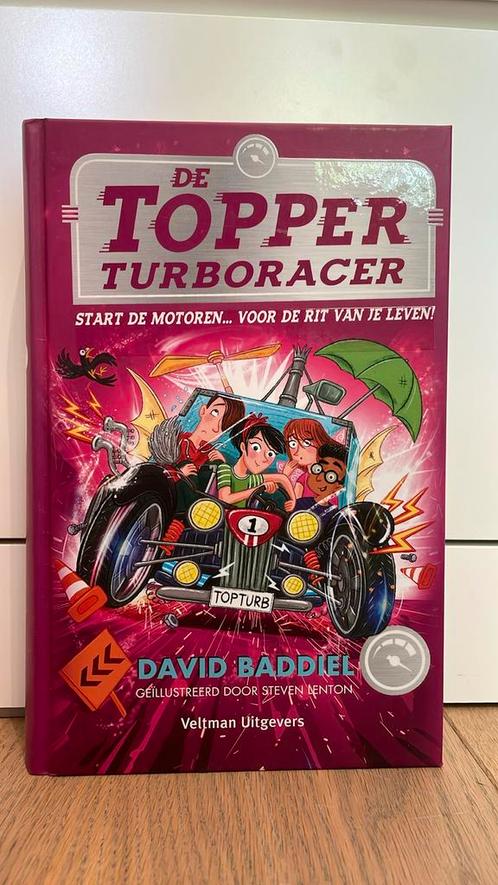 David Baddiel - De Topper TurboRacer, Boeken, Kinderboeken | Jeugd | 10 tot 12 jaar, Zo goed als nieuw, Ophalen of Verzenden