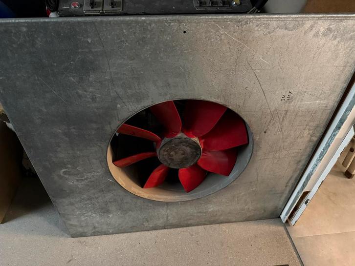 Industriële ventilator / afzuiging, 3 fasen, groot volume, Doe-het-zelf en Verbouw, Ventilatie en Afzuiging, Gebruikt, Ventilator en Afzuiger