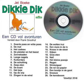 DIKKIE DIK - Een CD vol Avonturen (verteller=Frank Groothof) beschikbaar voor biedingen