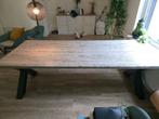 Grote eet tafel, 200 cm of meer, Zo goed als nieuw, Vijf personen of meer, Rechthoekig