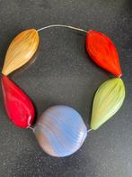 Ketting met Murano glazen kralen, Ophalen of Verzenden, Zo goed als nieuw, Overige materialen
