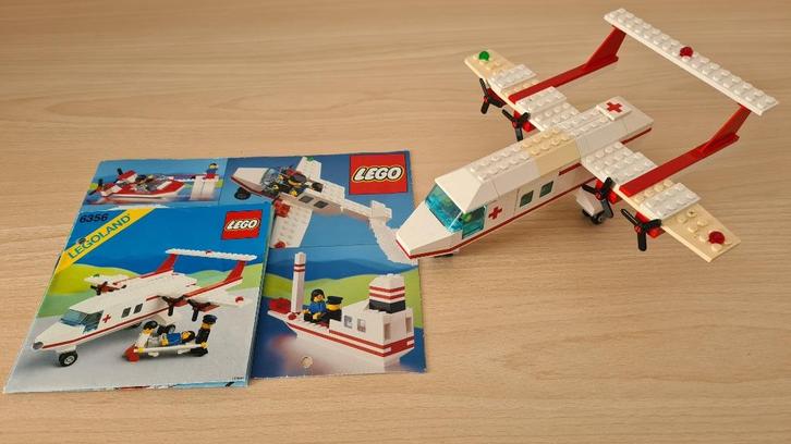 Lego ambulance vliegtuig 6356, Kinderen en Baby's, Speelgoed | Duplo en Lego, Gebruikt, Lego, Complete set, Ophalen of Verzenden