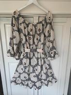 Mooi zomer jurkje beige/zwart maat 40., Maat 38/40 (M), Beige, Ophalen of Verzenden, Zo goed als nieuw