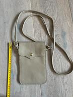 Leren ( telefoon) tasje taupe nieuw!!, Ophalen of Verzenden, Nieuw