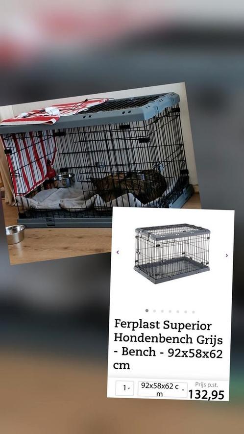 Ferplast hondenbench, Dieren en Toebehoren, Hondenbenches, Zo goed als nieuw, Ophalen