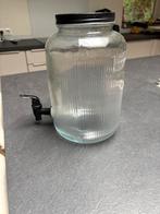 Glazen drankdispenser met kraan, Ophalen of Verzenden, Zo goed als nieuw