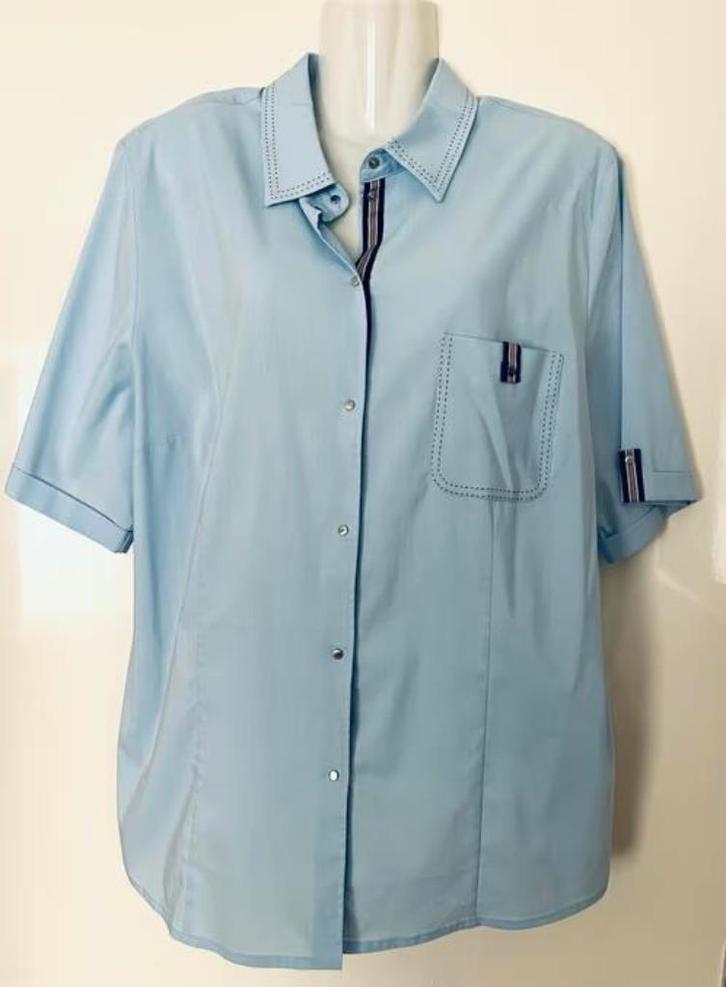 Marcona blouse maat 46[dm], Kleding | Dames, Blouses en Tunieken, Zo goed als nieuw, Maat 46/48 (XL) of groter, Blauw, Ophalen of Verzenden