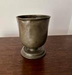 Antieke drinkbeker tin, Antiek en Kunst, Antiek | Tin, Verzenden