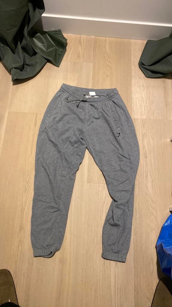 Gymshark jogger maat m grijs heren, Ophalen, Zo goed als nieuw, Grijs, Fitness