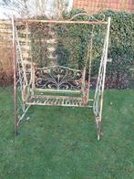 Brocante smeedijzer schommelbank tuindecoratie, Verzenden