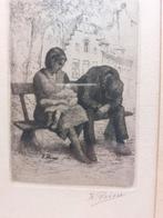 Kurt Peiser - Originele ets - Gesigneerd, Antiek en Kunst, Ophalen of Verzenden