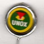 BIJZONDER SPELDJE UNOX (A2)KIJK OOK EENS NAAR MIJN MEER DAN, Verzamelen, Speldjes, Pins en Buttons, Verzenden, Gebruikt, Overige onderwerpen