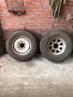 2 banden met velg van een Nissan Patrol GR., Auto-onderdelen, Banden en Velgen, Ophalen of Verzenden, Gebruikt, Zomerbanden, Band(en)
