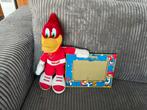 Warner Bros Looney Tunes Woody Woodpacker knuffel fotolijst, Ophalen of Verzenden, Gebruikt, Overige typen