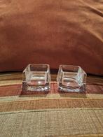 Krisla kristall waxinelichthouders, Huis en Inrichting, Overige materialen, Ophalen of Verzenden, Zo goed als nieuw, Kandelaar