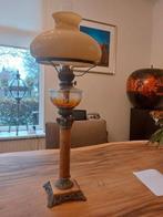 Art nouveau olielamp 80 cm hoog, Antiek en Kunst, Antiek | Lampen, Ophalen