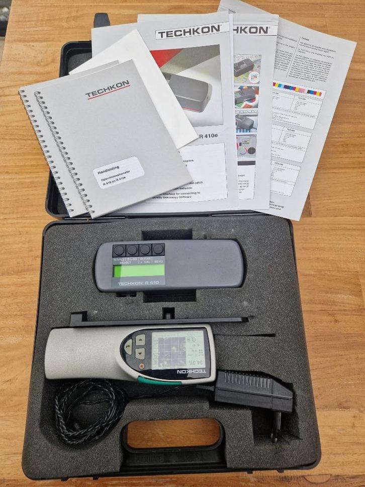 Techcon Densitometer R401 + Techcon Spetro meter. (Als set), Antiek en Kunst, Antiek | Gereedschap en Instrumenten, Ophalen
