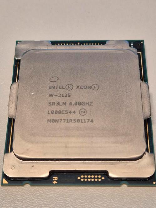 Intel Xeon W-2125 Socket LGA2066, Computers en Software, Processors, Gebruikt, 4-core, 3 tot 4 Ghz, Verzenden
