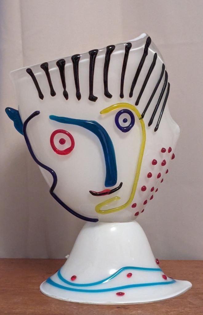 Alessandro Barbaro: Faccia Felice, Murano 2006, Antiek en Kunst, Kunst | Designobjecten, Ophalen of Verzenden