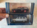 2x Elicor Panhard PL17 Break & Peugeot 404 Break Taxi, Ophalen of Verzenden, Nieuw, Auto, Overige merken
