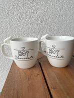 Riviera Maison Chocolademelk Mokken, Ophalen of Verzenden, Zo goed als nieuw, Overige stijlen, Kop(pen) en/of Schotel(s)