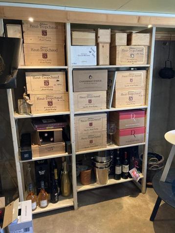 Houten stellingkast