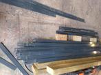 antraciet  kleurige stalen strip 50 x 5 x 3400mm , trekstang, Doe-het-zelf en Verbouw, Metalen, Ophalen, Nieuw, IJzer