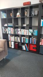 Ikea Kallax boekenkast 5 x 5, zwart, Huis en Inrichting, Kasten | Boekenkasten, Ophalen, Zo goed als nieuw, 25 tot 50 cm