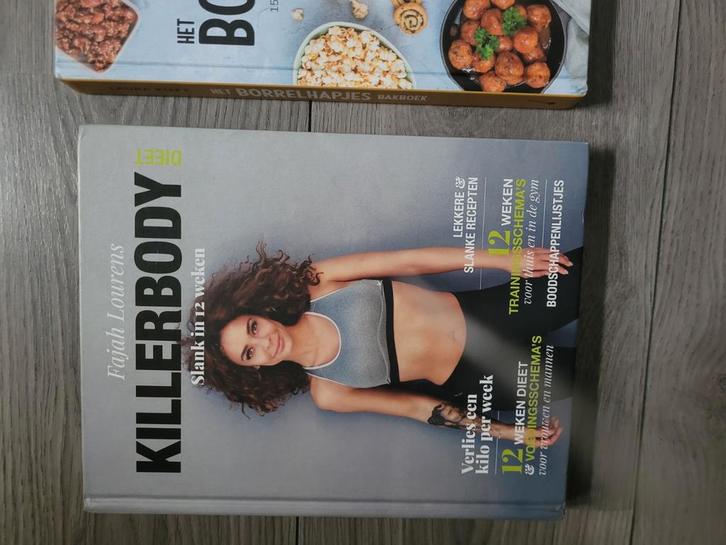 Killerbody Dieet - Fajah Lourens, Boeken, Kookboeken, Zo goed als nieuw, Voorgerechten en Soepen, Hoofdgerechten, Tapas, Hapjes en Dim Sum