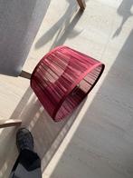 Lampekap.Donkerrood, stof organza., Ophalen of Verzenden, Gebruikt