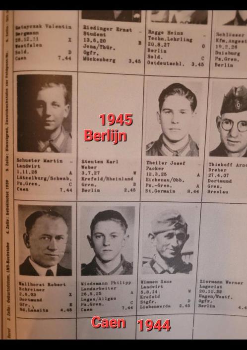 Deutsches Rotes Kreuz Vermisstenbildliste -AT veel Westfront, Verzamelen, Militaria | Tweede Wereldoorlog, Landmacht, Boek of Tijdschrift