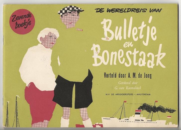 Bulletje en Bonestaak - Zevende boekje, origineel uit 1956, Boeken, Stripboeken, Gelezen, Eén stripboek, Ophalen