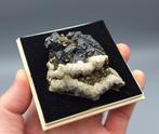 Sfaleriet, Calciet, Pyriet - Trepca, Kosovo, Ophalen of Verzenden, Mineraal
