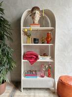 Vintage rotan boekenkast boog, Ophalen, -, -, 50 tot 100 cm