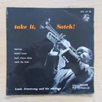 single EP louis Armstrong: Tigerrag/Faithful Husar + 2, Gebruikt, 7 inch, Ophalen of Verzenden, Jazz en Blues