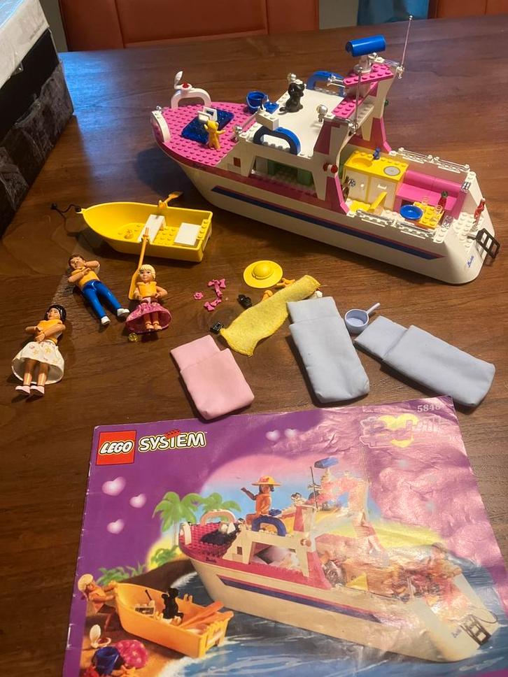 Lego 5848 belville family yacht luxury cruiser (g63), Kinderen en Baby's, Speelgoed | Duplo en Lego, Gebruikt, Lego, Complete set