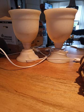 Mooie Natuurstenen Lampen Set beschikbaar voor biedingen