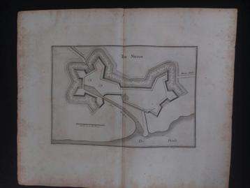 36 / Plattegrond Terneuzen Ter Neuse Gravure uit 1659 beschikbaar voor biedingen