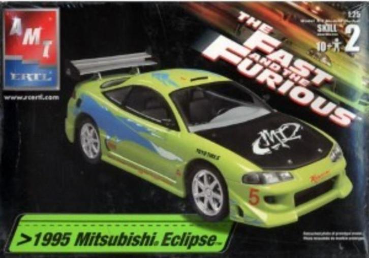 Bouwdoos 1995 Mitsubishi Eclipse Fast and Furious AMT, Hobby en Vrije tijd, Modelbouw | Auto's en Voertuigen, Nieuw, Auto, Groter dan 1:32