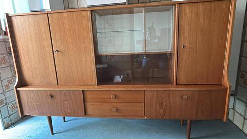 Vintage jaren 50/60 kast, Huis en Inrichting, Kasten | Dressoirs, Gebruikt, 25 tot 50 cm, Teakhout, Ophalen