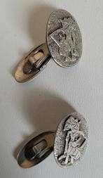 Indonesisch djokja zilver manchetknopen wajang wayang pop, Sieraden, Tassen en Uiterlijk, Ophalen of Verzenden, Zo goed als nieuw