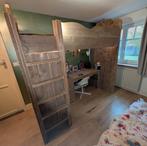 Saartje Prum hoogslaper met bed, kast en bureau., Ophalen, Gebruikt, Hoogslaper