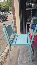 2 Teodores Ikea stoelen, Huis en Inrichting, Stoelen, Gebruikt, Twee, Blauw, Ophalen of Verzenden