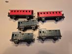 5 minitrix wagons, Gelijkstroom, Trix, Wagon, Ophalen of Verzenden