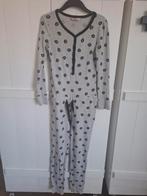 Hunkemöller nacht jumpsuit, grijs, zwart, maat S!, Ophalen of Verzenden, Zo goed als nieuw, Zwart
