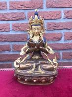 bronzen gold-faced Vajradhara, Tibet, Antiek en Kunst, Kunst | Niet-Westerse kunst, Ophalen of Verzenden