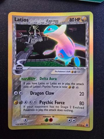 Pokemon TCG - Latios Delta Species - Near Mint beschikbaar voor biedingen