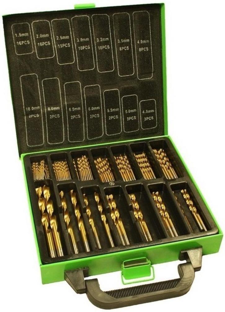 Borenset 99 dlg Titanium DIN 338  Nieuw, Auto diversen, Autogereedschap, Nieuw, Ophalen of Verzenden