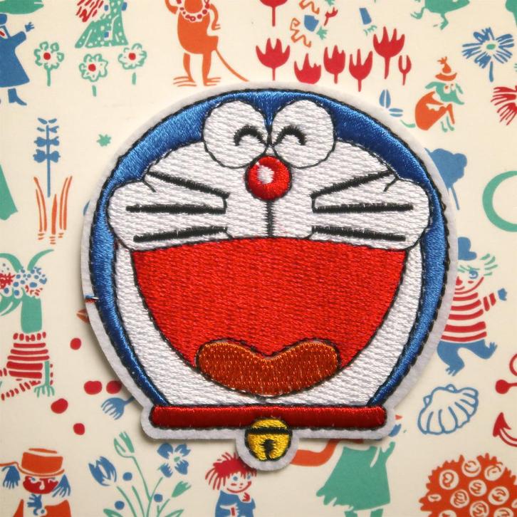 Doraemon opstrijkplaatje patch badge applicatie embleem, Hobby en Vrije tijd, Kledingapplicaties en Hotfix, Nieuw, Overige applicaties