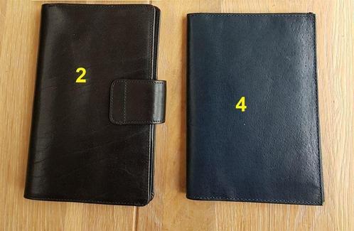 D036 Leren portefeuilles in 2 kleuren en 2 maten, Sieraden, Tassen en Uiterlijk, Portemonnees, Nieuw, Overige merken, Zwart, Ophalen of Verzenden